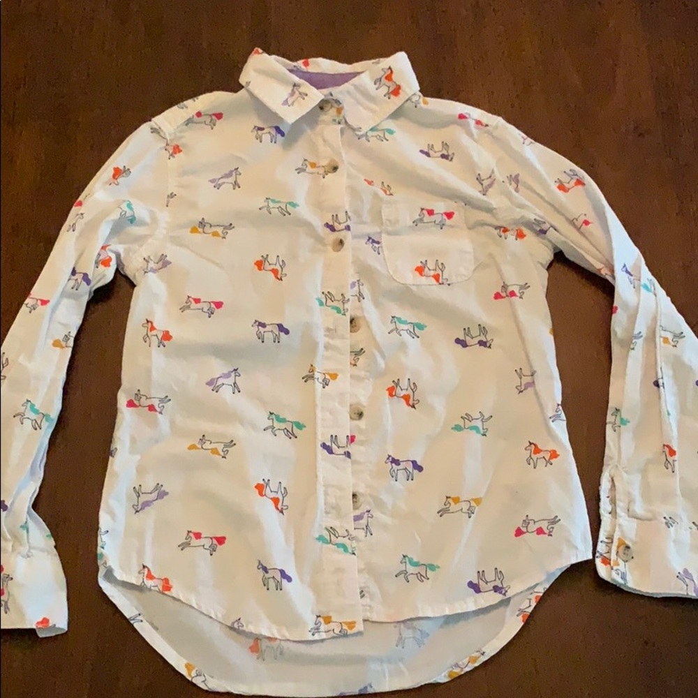 Unicorn button up